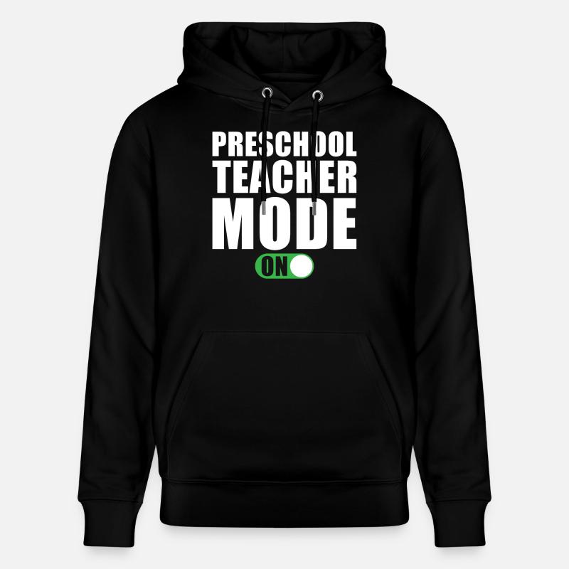 Mode enseignant préscolaire activé - Sweat à capuche bio CRUISER Stanley/Stella Unisexe - noir