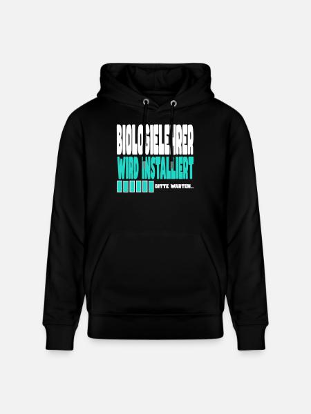 Biologielehrer wird installiert - Stanley/Stella Unisex Bio-Hoodie CRUISER  - Schwarz