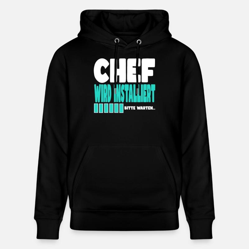 Chef wird installiert - Stanley/Stella Unisex Bio-Hoodie CRUISER - Schwarz