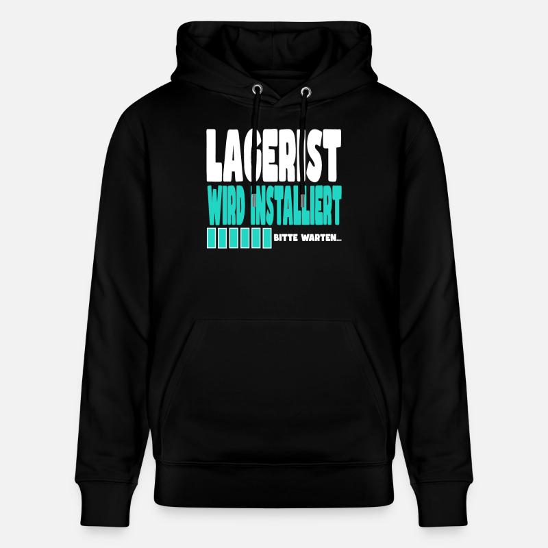 Lagerist wird installiert - Stanley/Stella Unisex Bio-Hoodie CRUISER  - Schwarz