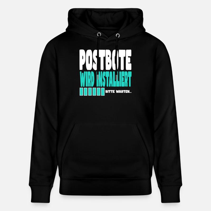 Postbote wird installiert - Stanley/Stella Unisex Bio-Hoodie CRUISER  - Schwarz