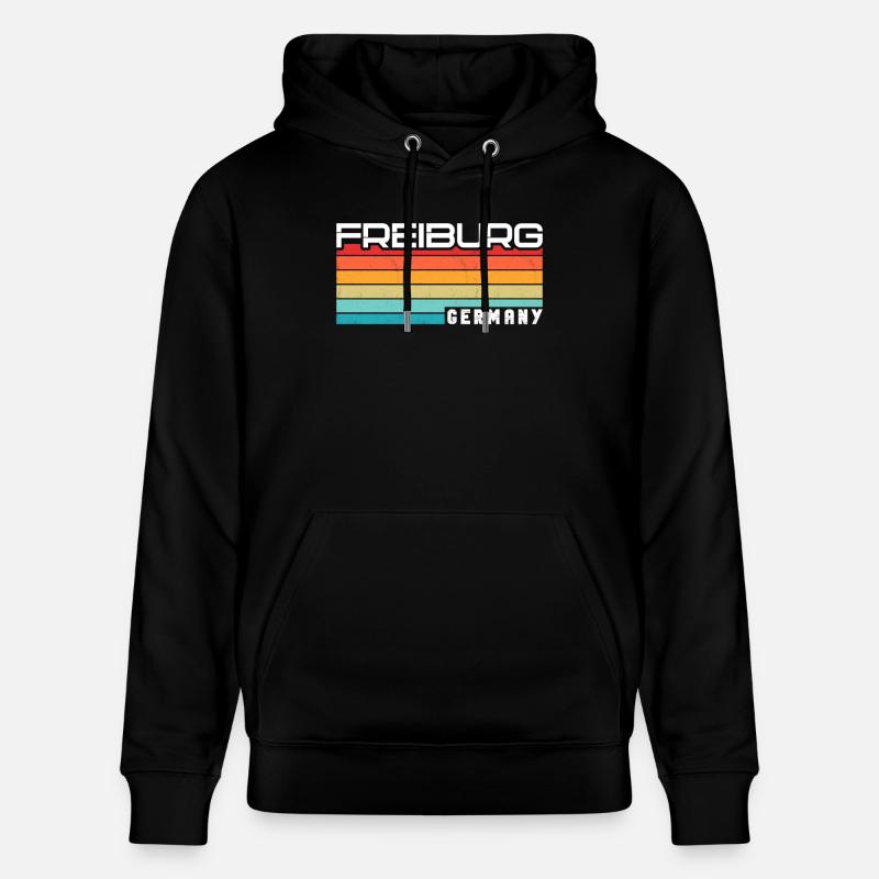 Freiburgerin Freiburger Freiburg - Sweat à capuche bio CRUISER Stanley/Stella Unisexe - noir