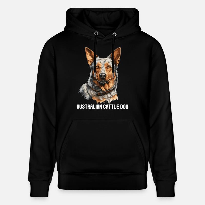 Hund Bouvier australien - Sweat à capuche bio CRUISER Stanley/Stella Unisexe - noir