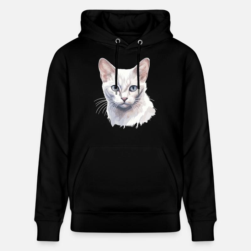 Burmilla Kätzchen Burmilla Katze - Stanley/Stella Unisex Bio-Hoodie CRUISER  - Schwarz
