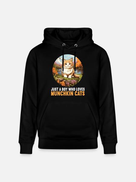 Munchkin Chaton Munchkin Chat - Sweat à capuche bio CRUISER Stanley/Stella Unisexe - noir