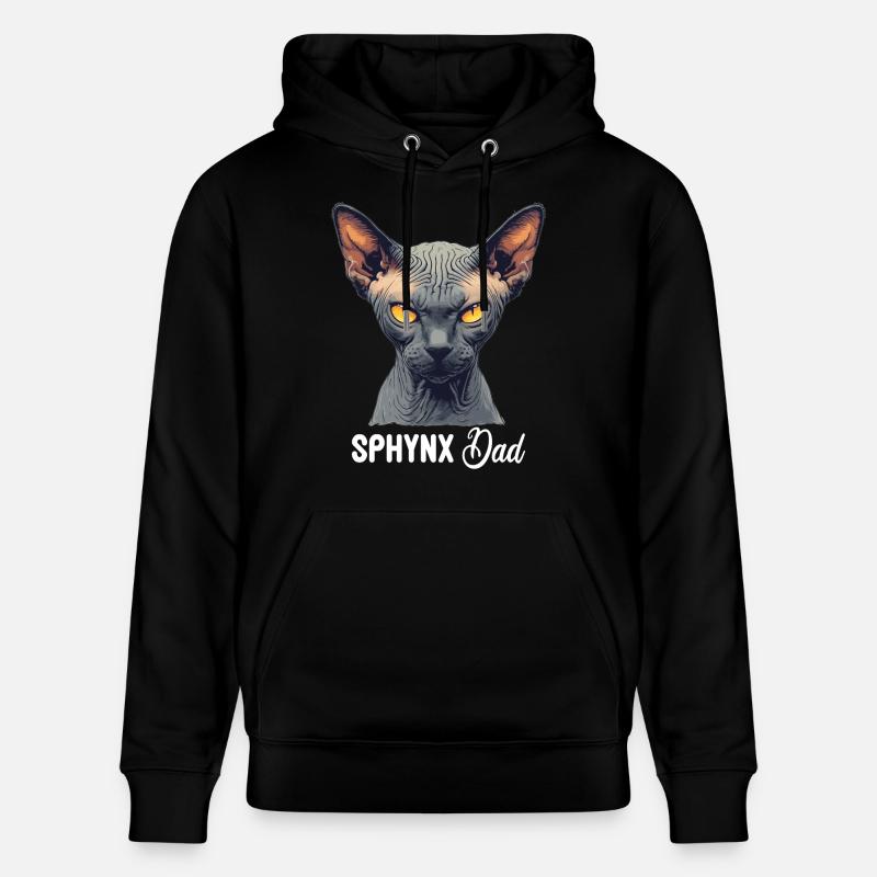 Sphynx Kätzchen Sphynx Katze - Stanley/Stella Unisex Bio-Hoodie CRUISER  - Schwarz