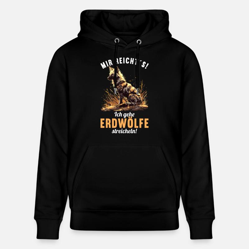 Erdwölfe Erdwolf - Stanley/Stella Unisex Bio-Hoodie CRUISER  - Schwarz