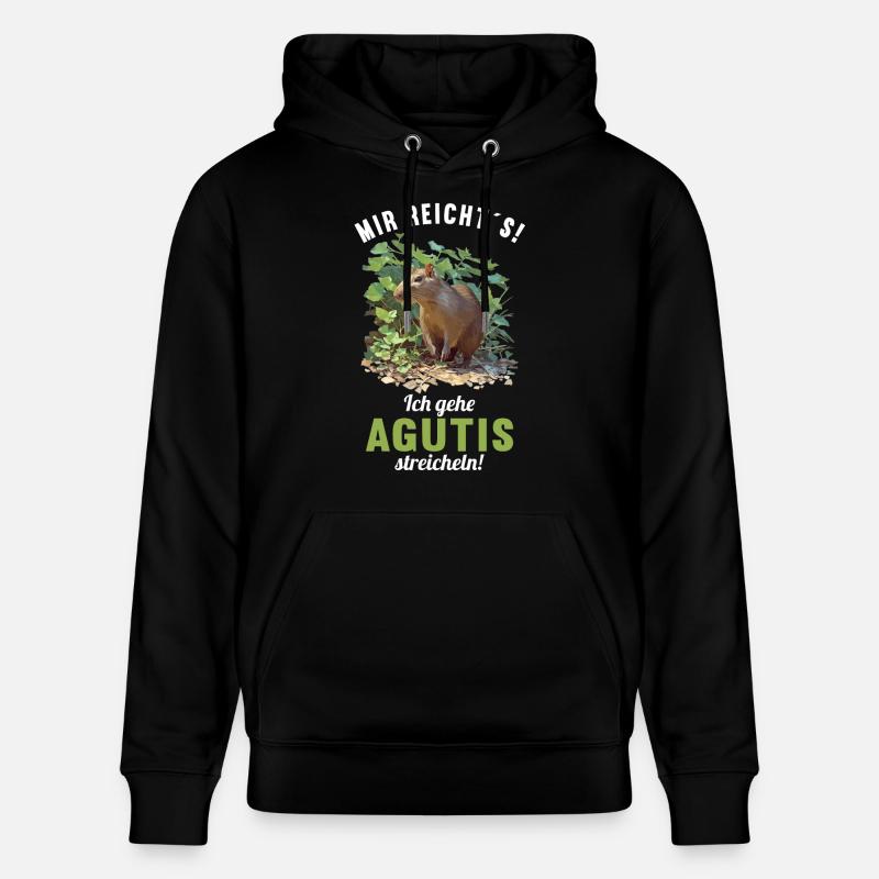 Agouti Agutis Aguti - Sweat à capuche bio CRUISER Stanley/Stella Unisexe - noir