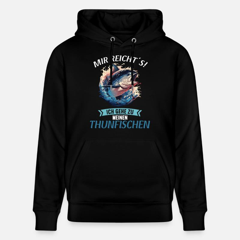 Thon Thunfische Thunfisch - Sweat à capuche bio CRUISER Stanley/Stella Unisexe - noir