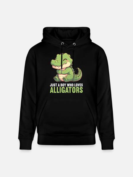 Alligatoren Alligator - Stanley/Stella Unisex Bio-Hoodie CRUISER  - Schwarz