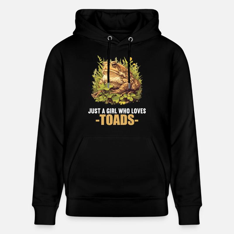 Toad Kröten Kröte - Stanley/Stella Unisex Bio-Hoodie CRUISER  - Schwarz