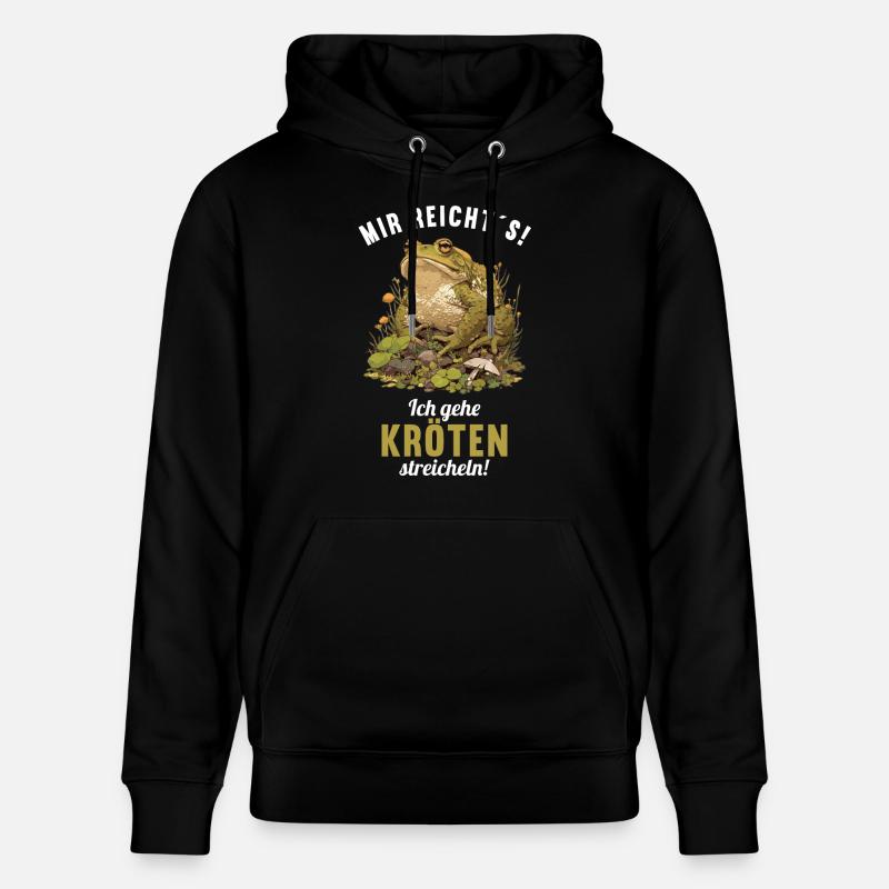Toad Kröten Kröte - Stanley/Stella Unisex Bio-Hoodie CRUISER  - Schwarz