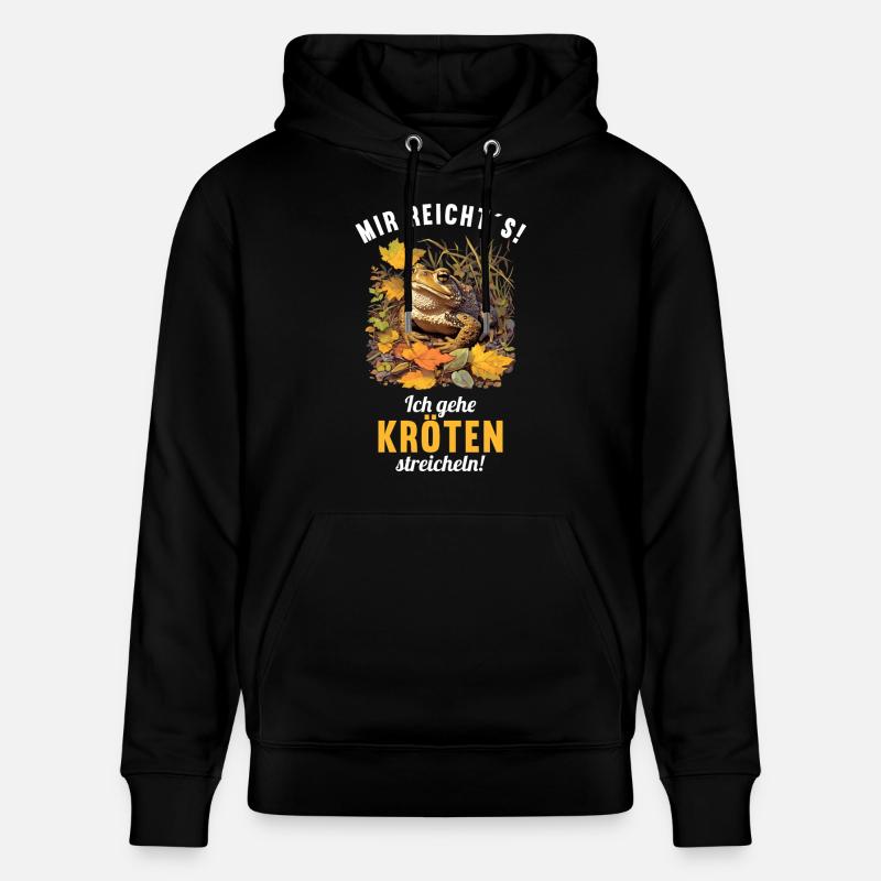 Toad Kröten Kröte - Stanley/Stella Unisex Bio-Hoodie CRUISER  - Schwarz