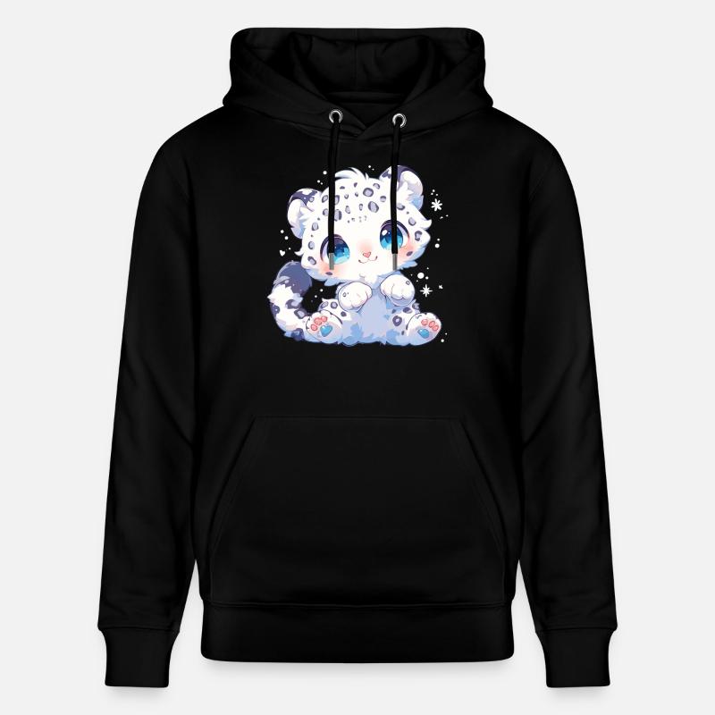 Léopard des neiges Schneeleoparden Schneeleopard - Sweat à capuche bio CRUISER Stanley/Stella Unisexe - noir