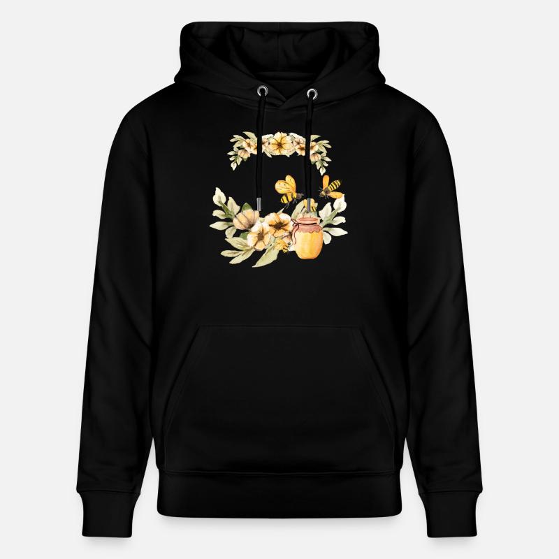 Pot de miel - Sweat à capuche bio CRUISER Stanley/Stella Unisexe - noir