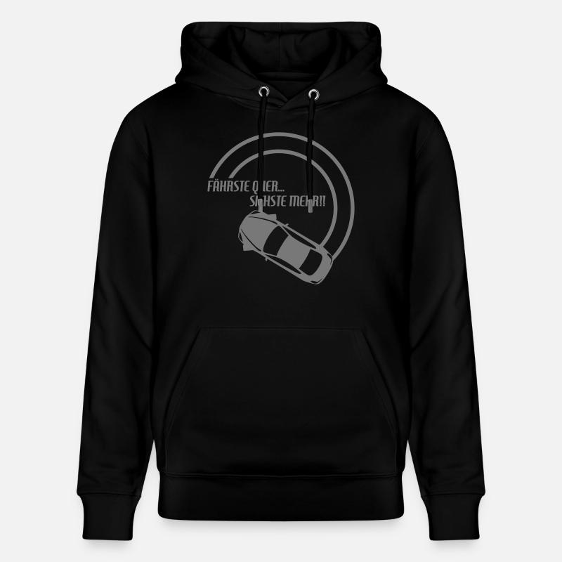 fährste quer... siehste mehr!! 2 - Stanley/Stella Unisex Bio-Hoodie CRUISER  - Schwarz