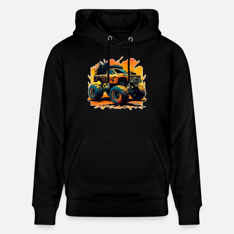 Monster Truck Madness - Sweat à capuche bio CRUISER Stanley/Stella Unisexe - noir