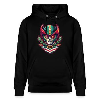 Luchador: Le super-héros de lutte mexicain - Sweat à capuche bio CRUISER Stanley/Stella Unisexe - noir - Devant - Alina (178cm) & Michal (187cm)
