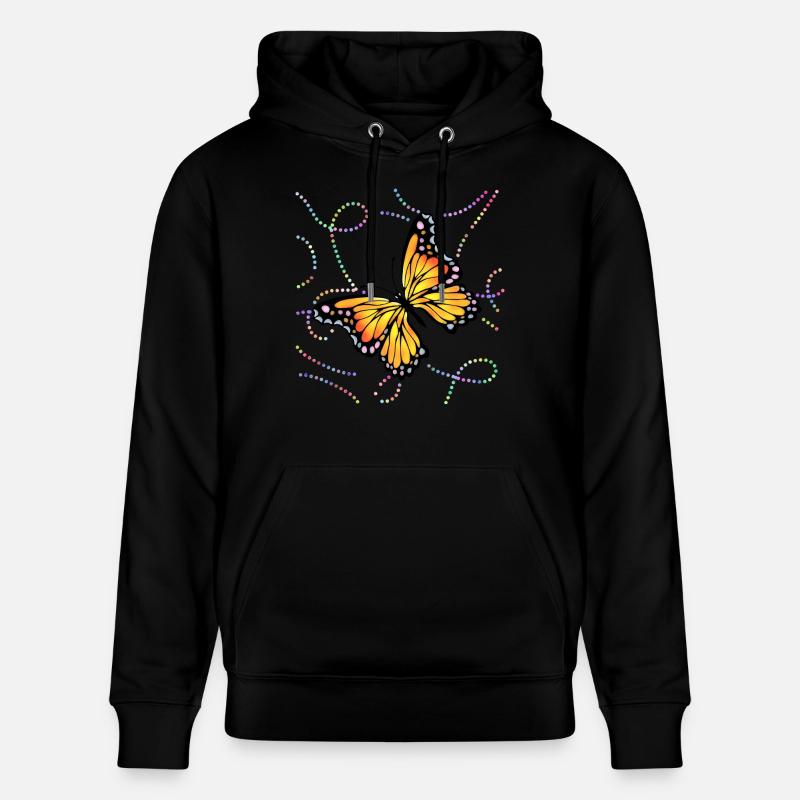 Papillon - Sweat à capuche bio CRUISER Stanley/Stella Unisexe - noir