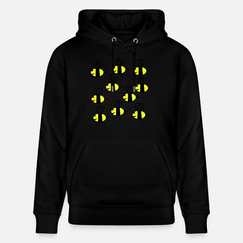 essaim d'abeilles amicales - Sweat à capuche bio CRUISER Stanley/Stella Unisexe - noir