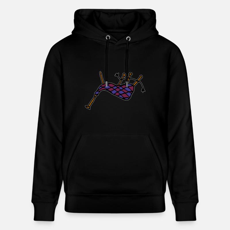 Cornemuse - Sweat à capuche bio CRUISER Stanley/Stella Unisexe - noir