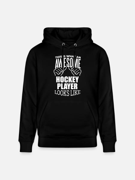 Hockey Hockey Hockey - Stanley/Stella Unisex Bio-Hoodie CRUISER - Schwarz