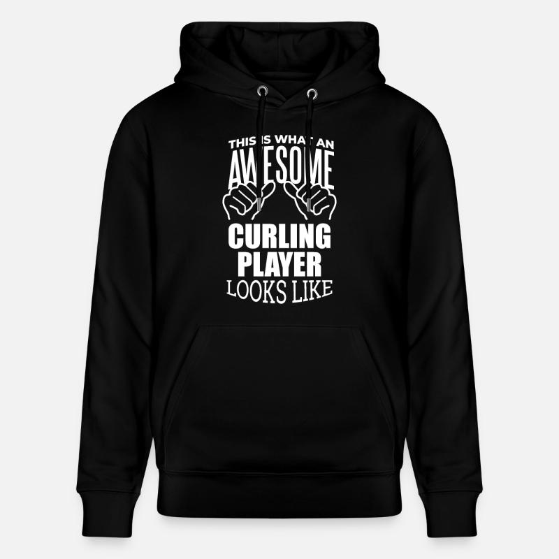 Curling - Stanley/Stella Unisex Bio-Hoodie CRUISER  - Schwarz