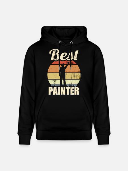 Bester Maler - Stanley/Stella Unisex Bio-Hoodie CRUISER  - Schwarz