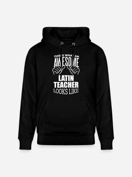 Latein, Latein, Latein, Lat - Stanley/Stella Unisex Bio-Hoodie CRUISER - Schwarz