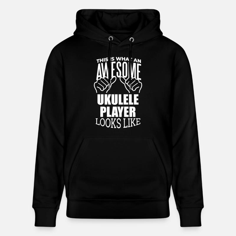 ukulélé - Sweat à capuche bio CRUISER Stanley/Stella Unisexe - noir