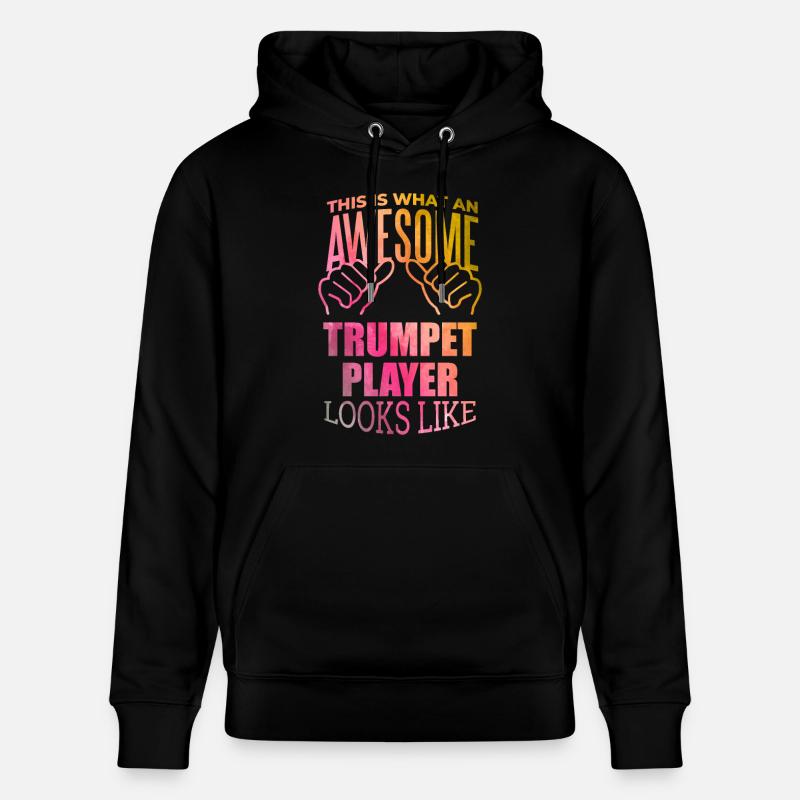 trompette - Sweat à capuche bio CRUISER Stanley/Stella Unisexe - noir