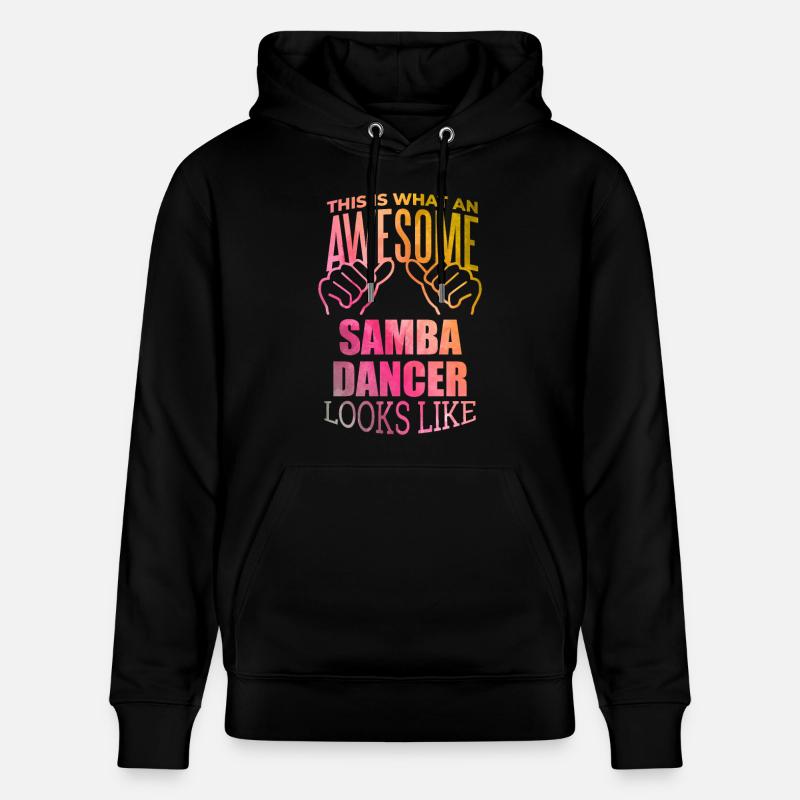 Samba - Sweat à capuche bio CRUISER Stanley/Stella Unisexe - noir