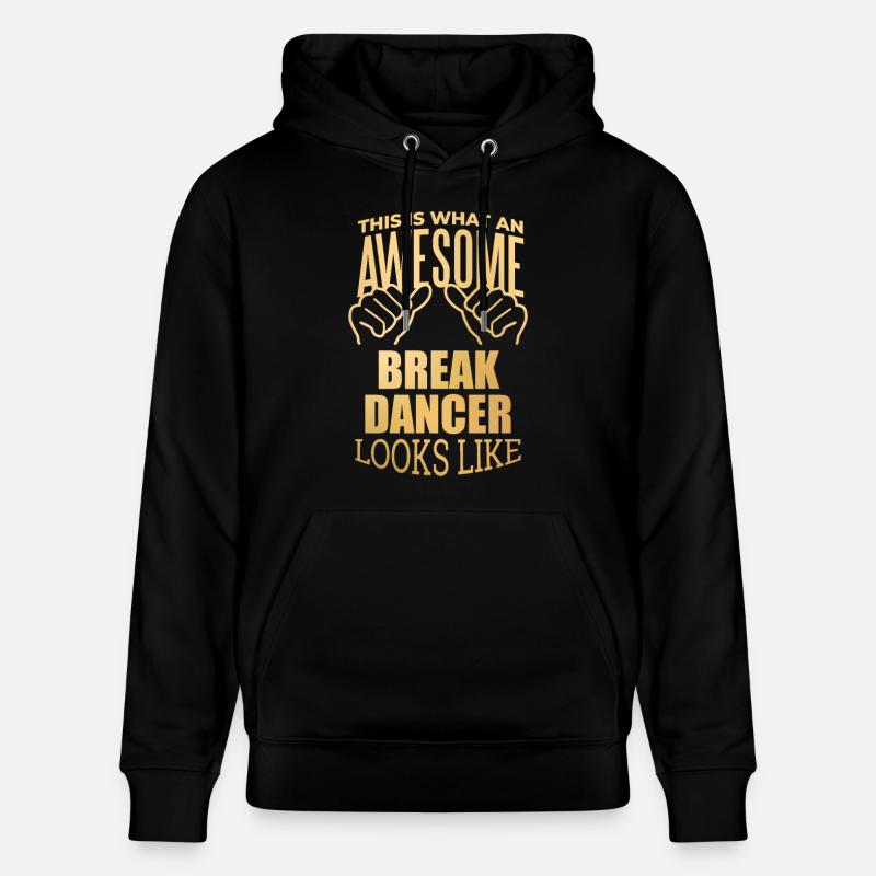 breakdancer - Sweat à capuche bio CRUISER Stanley/Stella Unisexe - noir