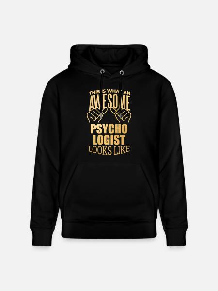 Psychology Psychology Psychology - Stanley/Stella CRUISER Unisex Organic Hoodie - black