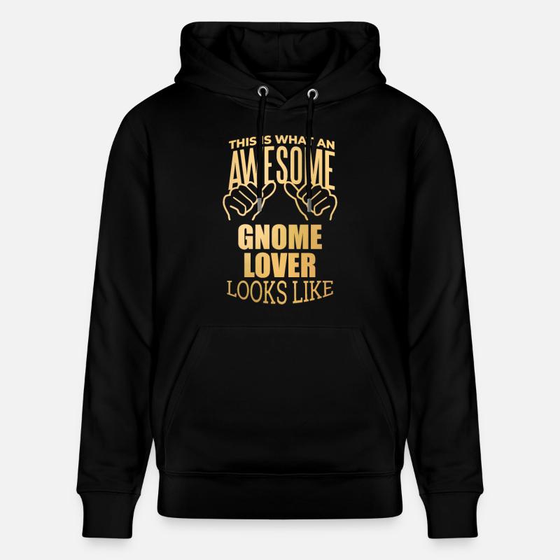 Gnom - Stanley/Stella Unisex Bio-Hoodie CRUISER  - Schwarz