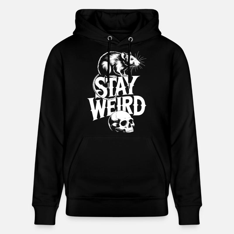 Reste Rat bizarre - Sweat à capuche bio CRUISER Stanley/Stella Unisexe - noir