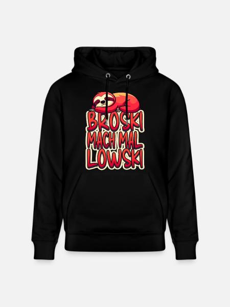 Broski Do Lowski - Stanley/Stella CRUISER Unisex Organic Hoodie - black