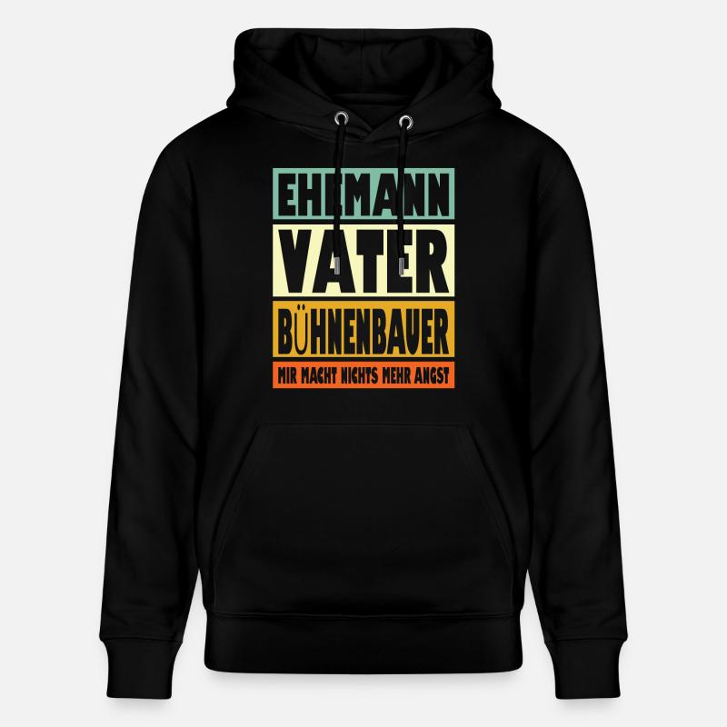 Busfahrer Vater Ehemann Held - Stanley/Stella Unisex Bio-Hoodie CRUISER  - Schwarz