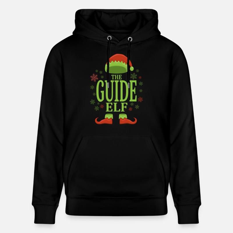 Guide touristique Elfe de Noël - Sweat à capuche bio CRUISER Stanley/Stella Unisexe - noir