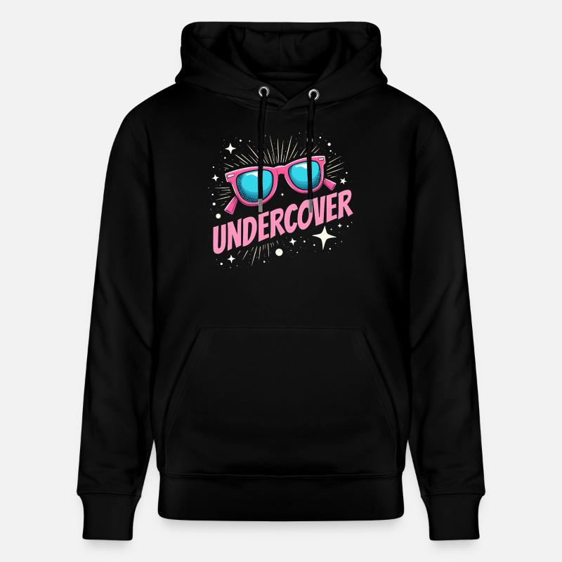 Déguisement Undercover - Sunglasses Fun - Sweat à capuche bio CRUISER Stanley/Stella Unisexe - noir