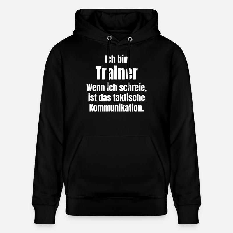 Trainer oder Übungsleiter - Stanley/Stella Unisex Bio-Hoodie CRUISER  - Schwarz