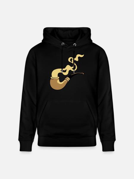 Fumée Tabac Pipe Fumée - Sweat à capuche bio CRUISER Stanley/Stella Unisexe - noir
