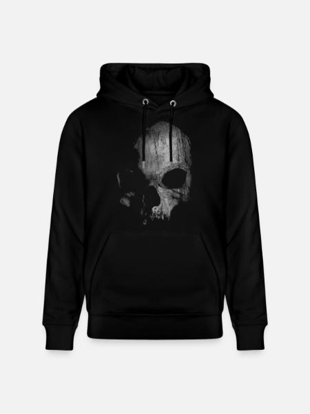 skull - Stanley/Stella CRUISER Unisex Organic Hoodie - black