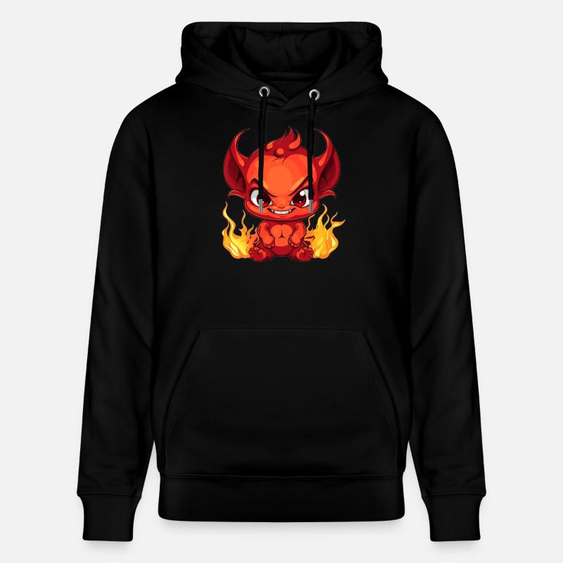 Bébé Diable de Feu - Sweat à capuche bio CRUISER Stanley/Stella Unisexe - noir