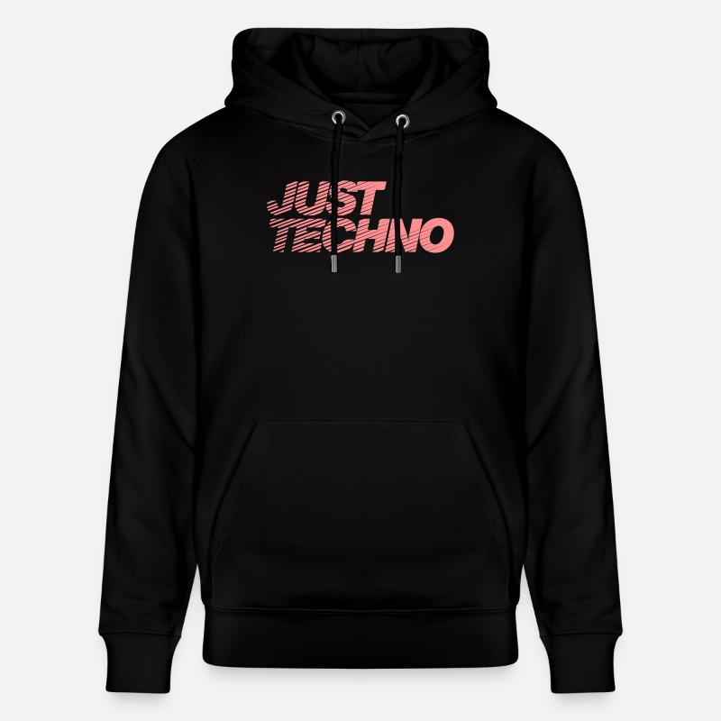 Just Techno - Sweat à capuche bio CRUISER Stanley/Stella Unisexe - noir