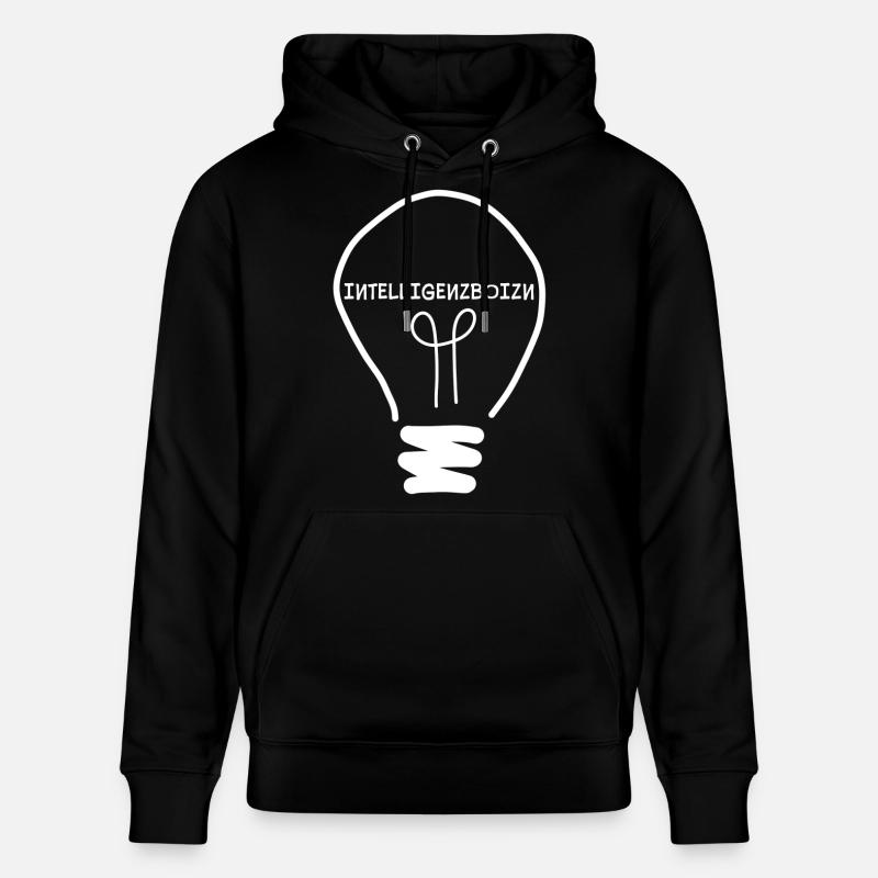 Intelligenzboizn - personne intelligente, dialecte - Sweat à capuche bio CRUISER Stanley/Stella Unisexe - noir