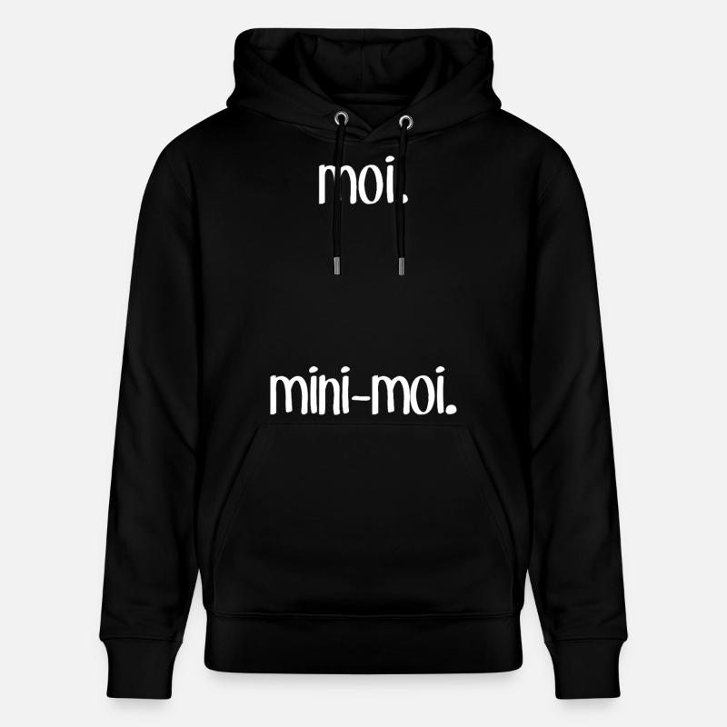 Me & M-Moi (foncé) - Sweat à capuche bio CRUISER Stanley/Stella Unisexe - noir