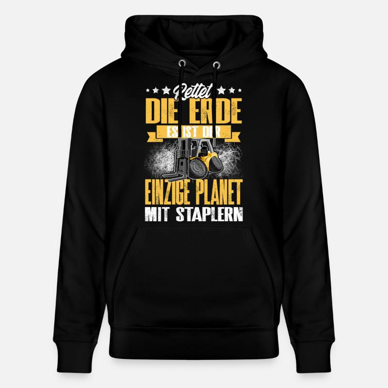 Staplerfahrer - Stanley/Stella Unisex Bio-Hoodie CRUISER  - Schwarz