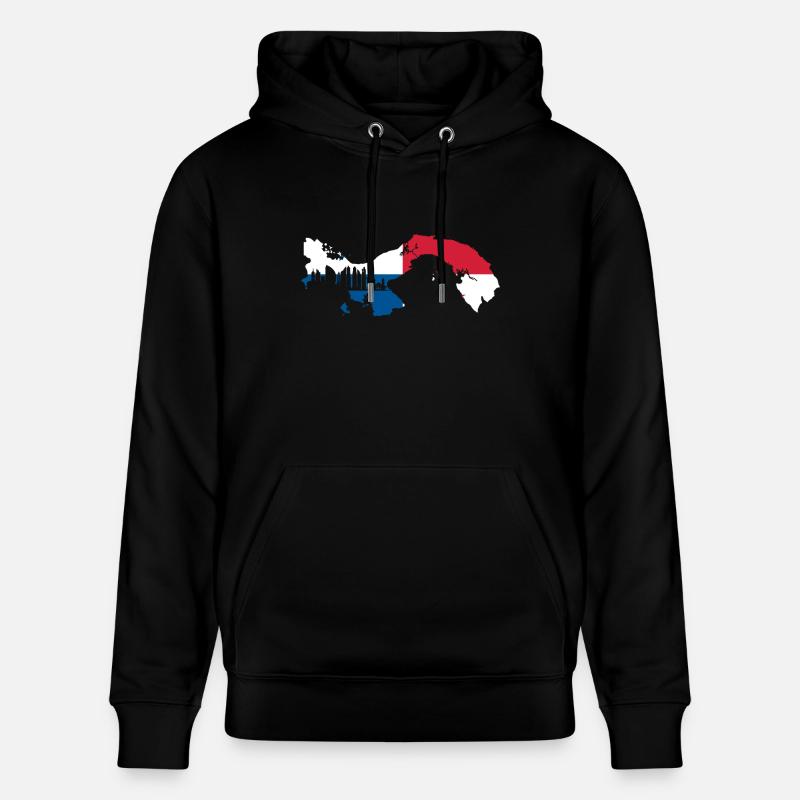 Drapeau du Panama - Sweat à capuche bio CRUISER Stanley/Stella Unisexe - noir