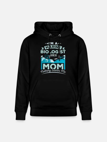 Mère biologiste marine - Sweat à capuche bio CRUISER Stanley/Stella Unisexe - noir